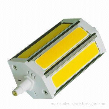 R7S LED lamp, 8W, 118mm, can be customized, dimmable